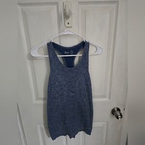 Zyia Womens Active Copper Charge Tank Top Blue Size Small